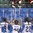 GANGNEUNG, SOUTH KOREA - FEBRUARY 13: Finland players salute the crowd at Kwandong Hockey Centre after a 4-1 preliminary round loss against Canada at the PyeongChang 2018 Olympic Winter Games. (Photo by Andre Ringuette/HHOF-IIHF Images)

